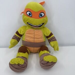 Teenage Mutant Ninja Turtle Build A Bear Michelangelo Stuffed Animal Plush‎ 18"